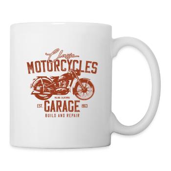 Cadeau de motard moto motard - Mug blanc - blanc - Droite