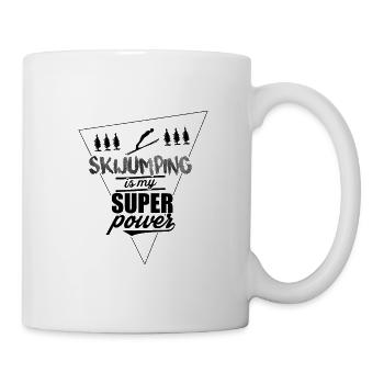 Skisprung Skispringen Ski Jump Skispringer - Tasse - Weiß - Rechts