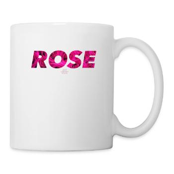 rose - Tasse - Weiß - Rechts