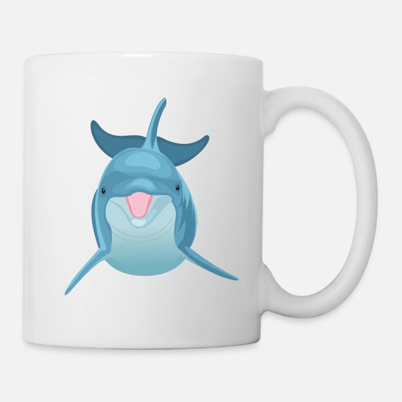 Dauphin - Dauphin - Mug blanc - blanc