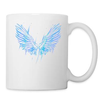 BLUE ANGEL WINGS - Energy angel wings back - Mug - white - Right
