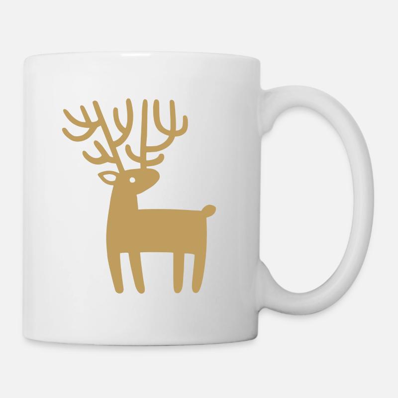 Reindeer - Mug - white
