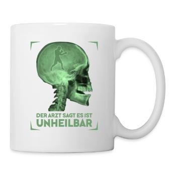 Boxen Sport Boxer Lustiger Spruch - Tasse - Weiß - Rechts