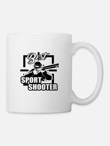 Sportschießen - Tasse - Weiß