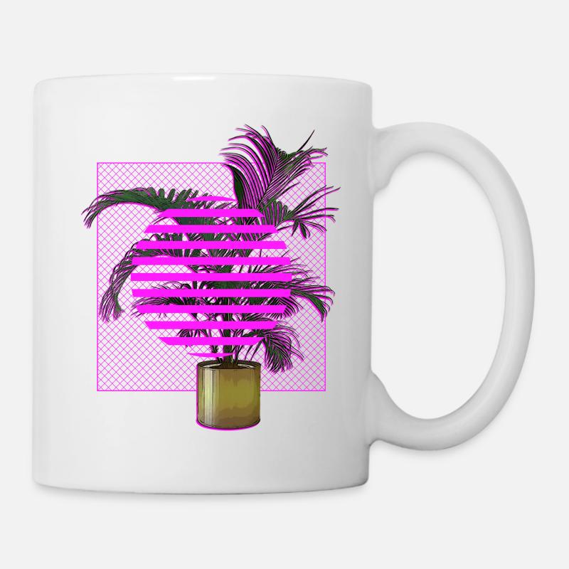 Vaporwave Plant - Mug - white