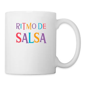 Salsa Rhythm Salsa Dance T-Shirt - Tasse - Weiß - Rechts