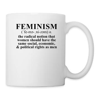 Définition du féminisme pour les féministes - Mug blanc - blanc - Droite