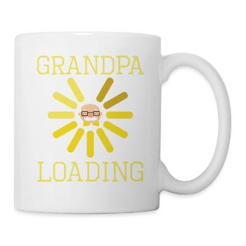Grand-père invite grand-père à devenir petit-enfant - Mug blanc - blanc - Droite