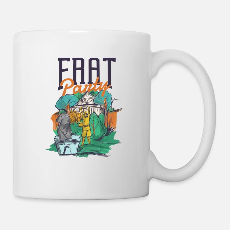 Frat party fun connection gift - Mug - white