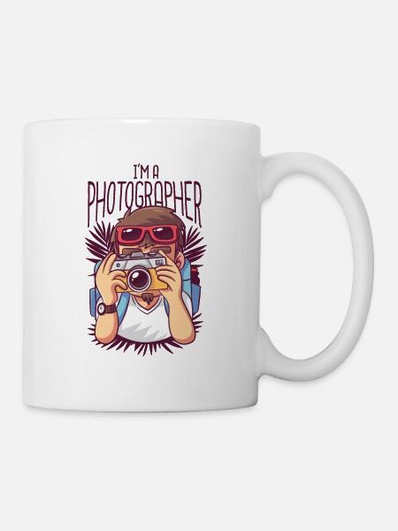 Passe-temps, photographie, photographe, appareil photo, cadeau - Mug blanc - blanc