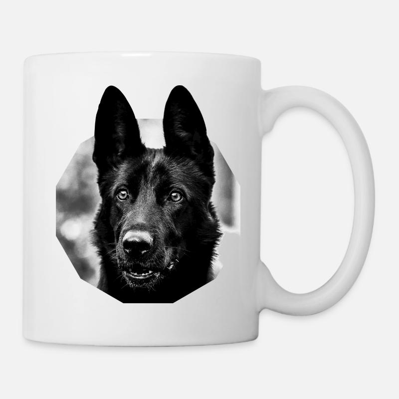 Schäferhund - Tasse - Weiß