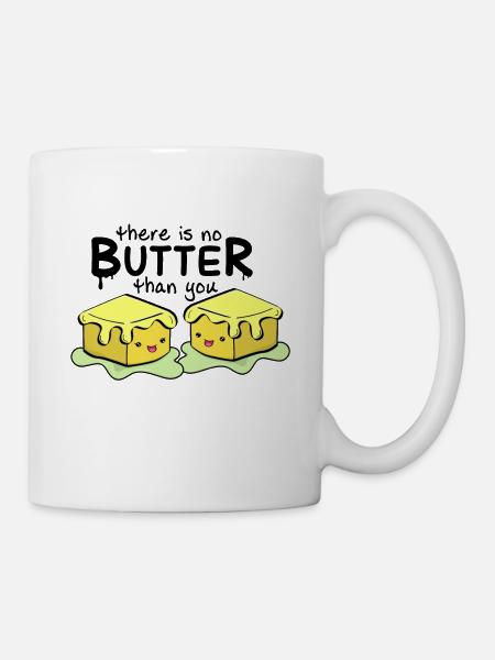 Butter - Tasse - Weiß