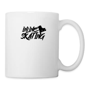 Inliner Skaten - Tasse - Weiß - Rechts