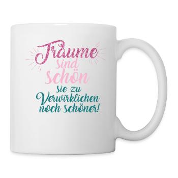 Les rêves sont agréables de les réaliser encore bien - Mug blanc - blanc - Droite