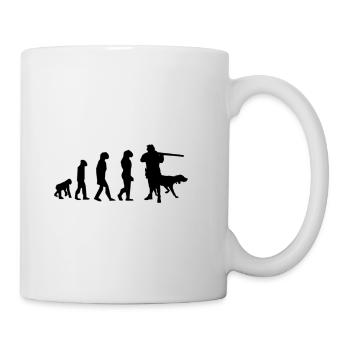 Hunter Evolution noir - Mug blanc - blanc - Droite