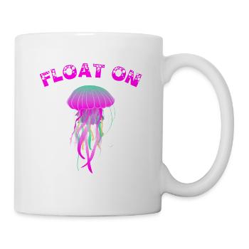 Float On Jellyfish Medusa Meduse Nettle Jellyfish Sea - Mug - white - Right