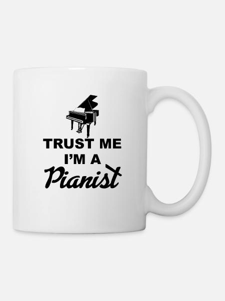 Pianiste - Mug blanc - blanc