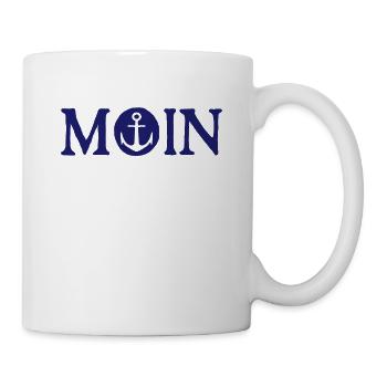 MOIN anchor logo Mer Baltique Mer du Nord vacances côte mer - Mug blanc - blanc - Droite