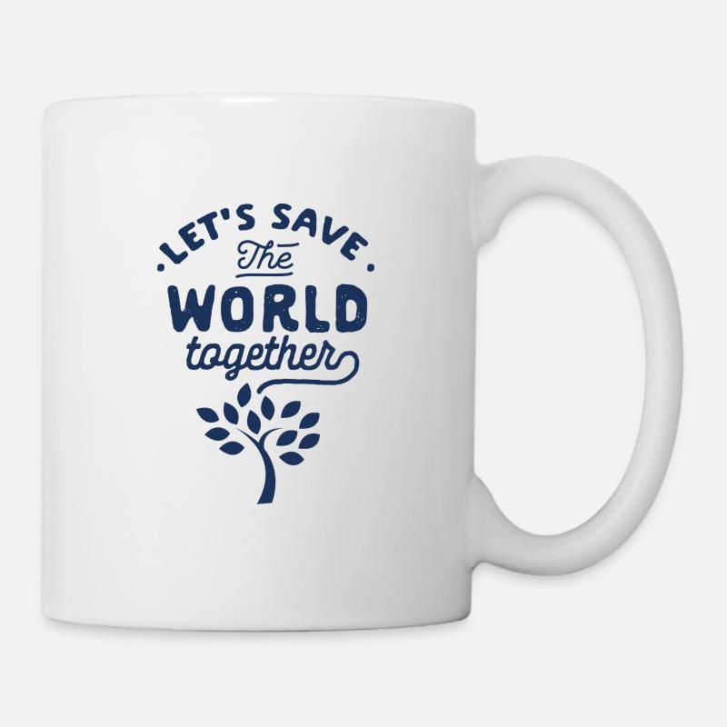 Klima retten - Tasse - Weiß