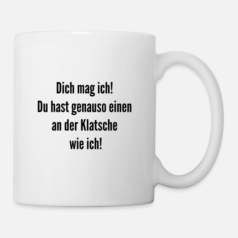 Tu as un coup de gueule, je t’aime bien! - Mug blanc - blanc