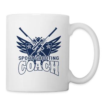 Sports Shooter Shooter Shooting Sports Shooting Rifle - Mug - white - Right