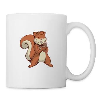 Eichhörnchen - Tasse - Weiß - Rechts