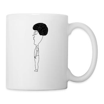 der gelangweilte Gerd weiss - Tasse - Weiß - Rechts