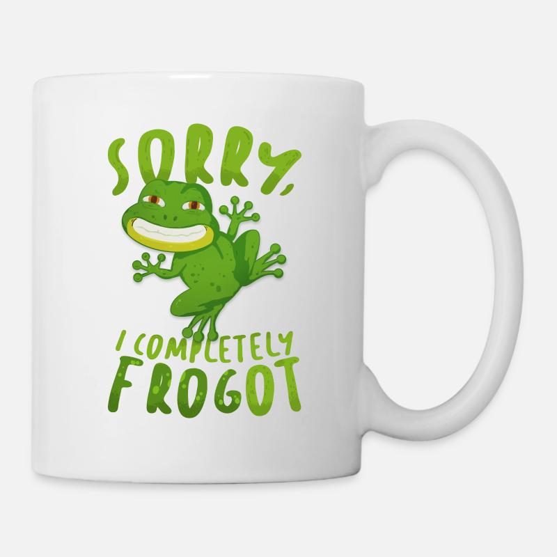 Frog Word Game Funny saying Humor Gift - Mug - white