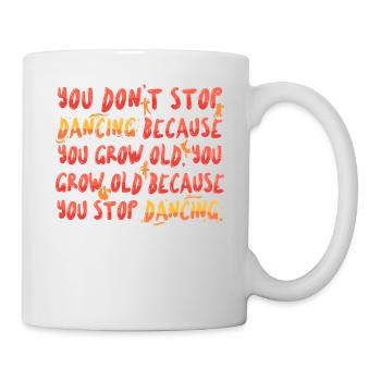 Professeur de danse danse danseuse cadeau d'école de danse - Mug blanc - blanc - Droite