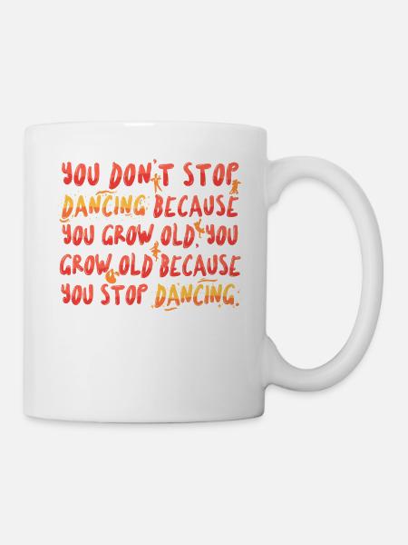 Professeur de danse danse danseuse cadeau d'école de danse - Mug blanc - blanc