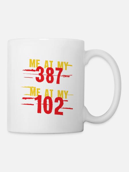 Handle me at 387 deserve me at 102 diabetic - Tasse - Weiß