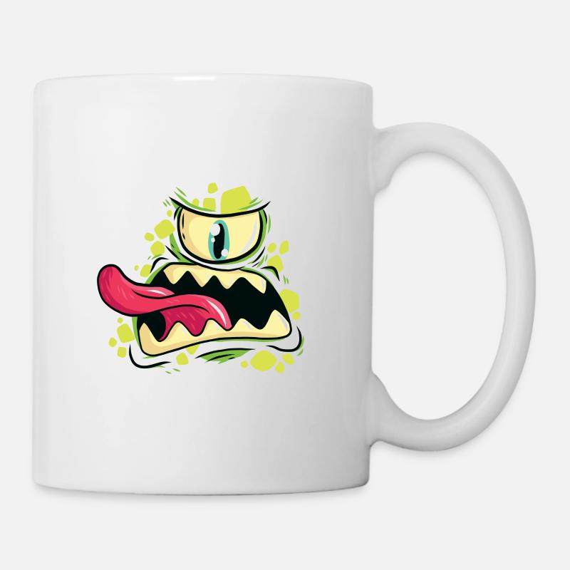 Monster - Tasse - Weiß