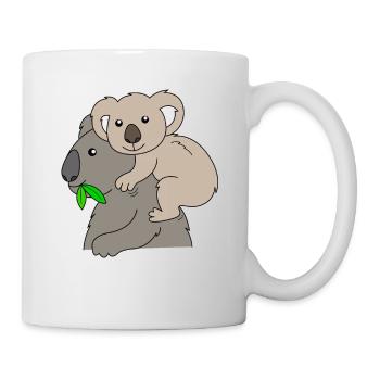Koala Koalabären - Tasse - Weiß - Rechts