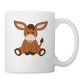 Esel - Tasse - Weiß - Rechts