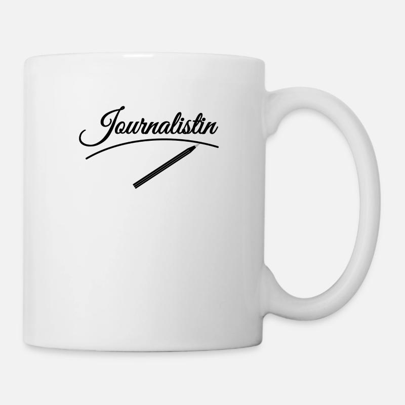 cadeau journaliste journaliste journaliste cool - Mug blanc - blanc