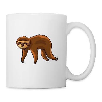 Sloth Relax Lazy Sweet Animal Love Gift - Mug - white - Right