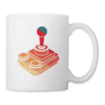 Joystick Vintage - Années 90 - Mug blanc - blanc - Droite