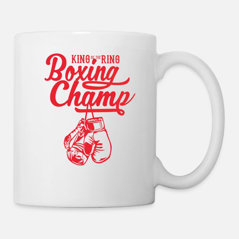 Boxing Champ - Tasse - Weiß