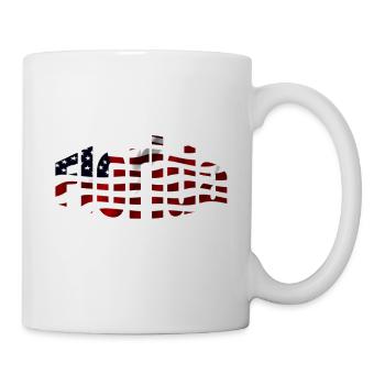 Florida us usa flag flag America Fan - Mug - white - Right
