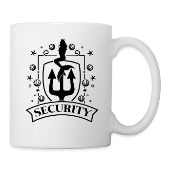 Meerjungfrau Seejungfrau Security Sec Geschenk - Tasse - Weiß - Rechts