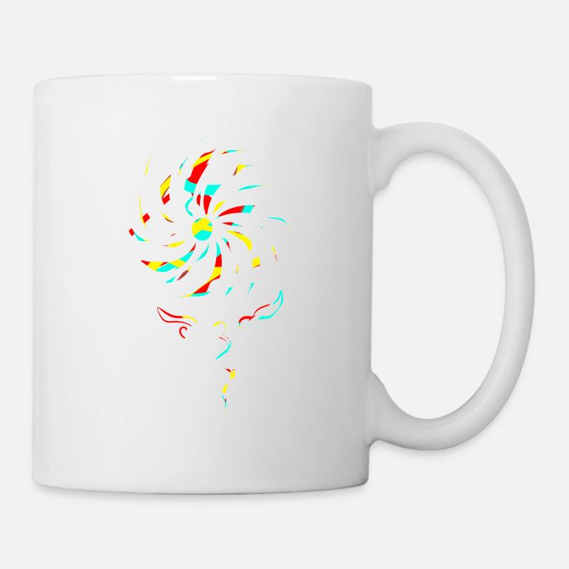 Colorful Windflower - Mug - white