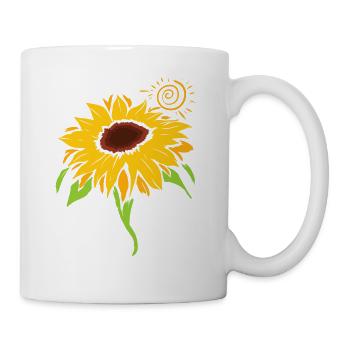 Tournesol - Mug blanc - blanc - Droite