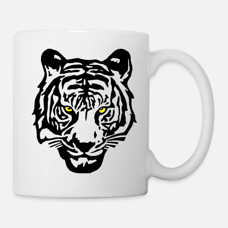 tiger_3c - Tasse - Weiß