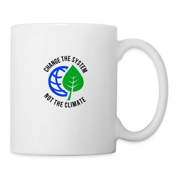 Student demo against climate change - Mug - white - Right