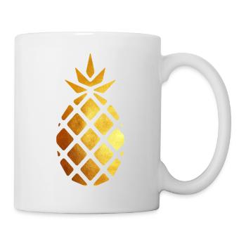 Ananas - Mug blanc - blanc - Droite