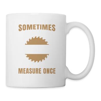 Conception de cadeau de citation de menuisier pour le bois drôle - Mug blanc - blanc - Droite