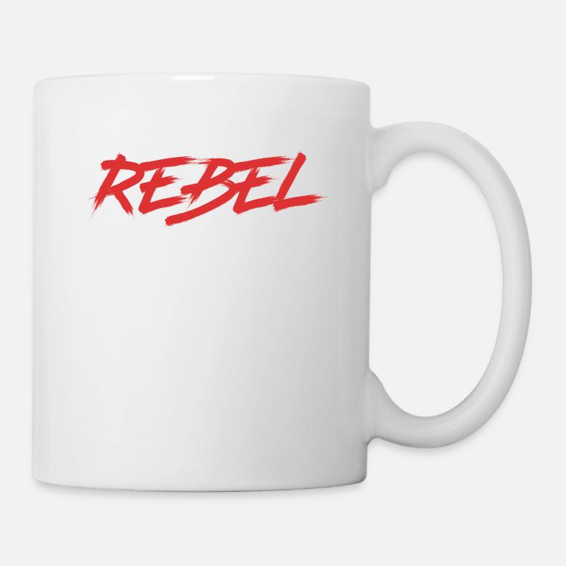 Rebel - libres penseurs et rebelles - Mug blanc - blanc