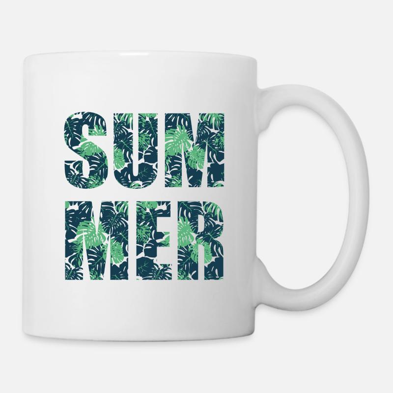 été - Mug blanc - blanc