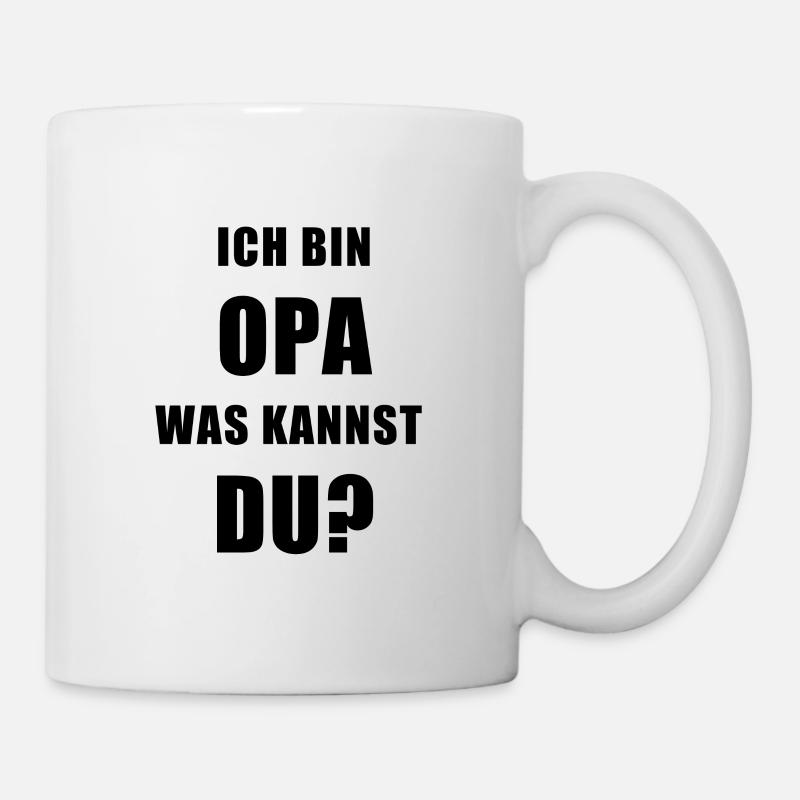 ICH BIN OPA GESCHENK - Tasse - Weiß