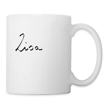 Lisa nom cadeau d'amour - Mug blanc - blanc - Droite